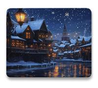 Alfombrilla Ratón 320x260mm, Azul Mousepad, Alfombrilla Raton para Ordenador de 3mm con Textura Premium, Base de Goma Antideslizante, Pequeña Tapete Rato Portátil para Oficina y Juegos - casa c0-541