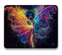 Alfombrilla Ratón 320x260mm, color Mousepad, Alfombrilla Raton para Ordenador de 3mm con Textura Premium, Base de Goma Antideslizante, Pequeña Tapete Rato Portátil para Oficina y Juegos, ballet c0-101