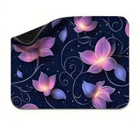 Alfombrilla Ratón 360 x 300 x 3 mm, Rosa Flor Alfombrilla Escritorio Pequeña, Base Goma Antideslizante, Mouse Pad Bordes Cosidos, Superficie Lisa para Mayor Precisión, para Oficina y Gaming t0s-639