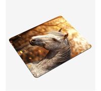 Alfombrilla Ratón 420x350x3mm, Animal Mouse Pad Caballo Alfombrilla Gaming, con Base Goma Antideslizante, Superficie Impermeable Tapete Escritorio, para Ordenadores Oficina Mini Mousepad S0-1275