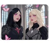 Alfombrilla Ratón 600x400x3mm, Ciencia ficción Alfombrilla Ratón Mujer Mouse Pad, Mouse Mat Antideslizante Protector Escritorio, Seguimiento Suave y Preciso para PC, Oficina, Hogar, Juegos, Model208