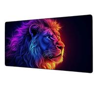 Alfombrilla Ratón 700x300 mm Alfombrilla Raton Color Mouse Pad Gaming LeóN Tapete Escritorio Grande Mousepad Accesorios Escritorio Alfombra Raton XXL Tapete Rato, para Gaming Trabajar Desk Mat D-170