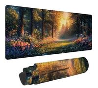 Alfombrilla Ratón 800 x 300 mm Bosque Mouse Pad Mousepad XXL, e-635