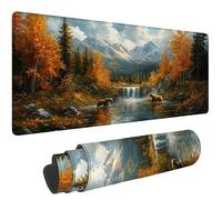 Alfombrilla Ratón 900 x 400 mm Bosque Mouse Pad Mousepad XXL, e-650