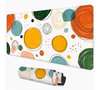 Alfombrilla Ratón Abstracto Mouse Pad 600x400 mm, Grande Alfombrilla Gaming Color con Superficie Especial Que Mejora la Velocidad y la precisión, Mousepad Impermeable para Gamers, PC y Portátil 3Y-484