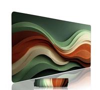 Alfombrilla Ratón Abstracto Mouse Pad Gaming Alfombrilla Raton XXL 1200x600x3mm Tapete Escritorio Protector Oficina Accesorios Moderno Desk Mat para Portátil, Bordes Cosidos con Base de Goma w-7295