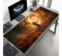 Alfombrilla Ratón, Alfombrilla Escritorio Mujer 80 x 40 cm, Extendida Base de Antideslizante Caucho Mouse PadCambiar CancióN, Protector Escritorio con Bordes Cosidospara Regalos PjY8794 9-8