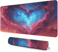 Alfombrilla Raton Amar Aurora Alfombrilla Escritorio 800x300x3mm Gaming Mouse Pad, Superficie Inferior Antideslizante, Movimiento Ratón más Suave, como Mejora Precisión y Velocidad Dz-2