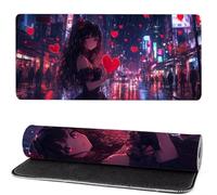Alfombrilla Raton Amar, Ciudad Mouse Pad 700 x 300 x 3mm Gaming Mouse Pad, Superficie Inferior Antideslizante, Movimiento Ratón más Suave, Alfombrilla Escritorio, Mejora Precision y Velocidad KS-1