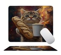 Alfombrilla Ratón Animal Gato, Mouse Pad Pequeña Estampada de Alta Definición, Superficie de Microfibra, Base de Goma Antideslizante, 3 mm Ultra Delgado Gaming Alfombrilla Ratón 250x200x3mm s0z-48