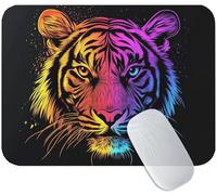 Alfombrilla Ratón Animal, Mouse Pad Gaming Tigre 260x210x3mm, Base de Goma Antideslizante, Duradera Alfombrilla de Ratón con Textura Premium, Pequeña Mouse Pad Portátil para Oficina y Juegos M3-373