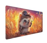 Alfombrilla Ratón Animal Mouse Pad Lindo Alfombrilla Ratón XXL 500x250x3mm, Tamaño Grande, Bordes Cosidos, Impermeable, Base de Goma Antideslizante, Mejora la Precisión y la Velocidad, Gaming D-1087