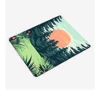 Alfombrilla Ratón Árbol Mini Mousepad 24x20cm, Dibujos Animados Alfombrilla Gaming, Tapete Escritorio con Bordes Cosidos, Protector Escritorio con Base Goma Antideslizante Accesorios Gaming S0-1268