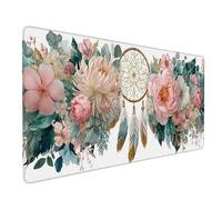 Alfombrilla Ratón AtrapasueñOs Alfombrilla Ratón XXL 100x50cm, Mouse Pad Rosa Mousepad con Base de Goma Antideslizante, Impermeable Tapete Escritorio Accesorios Gaming para Gamers, Regalo -lsy2603CY