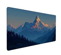 Alfombrilla Ratón Azul Alfombrilla Ratón XXL 1000x500x3mm, Mouse Pad MontañA Mousepad con Base de Goma Antideslizante, Impermeable Tapete Escritorio Accesorios Gaming para Gamers, PC -bby2509DH