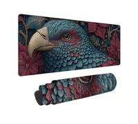 Alfombrilla Ratón Azul Alfombrilla Ratón XXL 900 x 400 mm, Mouse Pad áGuila Mousepad con 3MM Bordes Cosidos, Impermeable Tapete Escritorio para Jugadores, PC, Oficina, Regalo Mujer -zjn2509I4AOCI