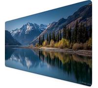 Alfombrilla Ratón Azul Cielo Alfombrilla Ratón XXL 600 x 300 mm Paisaje Mouse Pad Gaming, Tapete Escritorio con Bordes Cosidos, Antideslizante Protector Escritorio para Oficina, Estudio, Juegos d1493