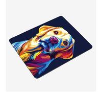 Alfombrilla Ratón Azul Marino Mini Mousepad 24x20cm, Vistoso Alfombrilla Gaming, Tapete Escritorio con Bordes Cosidos, Protector Escritorio con Base Goma Antideslizante Accesorios Gaming S0-1410