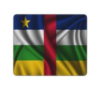 Alfombrilla Ratón, Bandera De La República Centroafricana En Estilo Seda Mouse Pad Portátil Tapete De Juego Multifuncional Gaming Mouse Pad para Pc Ordenador 25X30Cm