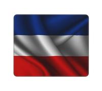 Alfombrilla Raton, Bandera De Serbia Y Montenegro En Estilo Seda Alfombrilla De Escritorio Multifuncional Alfombrilla Gaming Professional Gaming Mouse Pad para Laptop Trabajo 25X30Cm