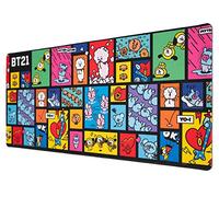 Alfombrilla ratón BT21 - Alfombrilla Gaming Anime - Mousepad XXL/Alfombrilla XXL - Alfombrilla Escritorio - Tapete Escritorio - Alfombrilla ratón Ideal Accesorio Gamer