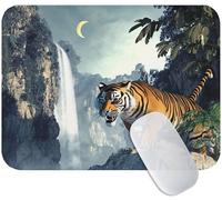 Alfombrilla Ratón Caer, Mouse Pad Gaming Tigre 600x400x3mm, Base de Goma Antideslizante, Duradera Alfombrilla de Ratón con Textura Premium, Pequeña Mouse Pad Portátil para Oficina y Juegos M3-363
