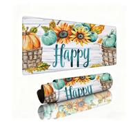 Alfombrilla Ratón Calabaza Alfombrilla Escritorio 700x300x3mm Pera Mouse Pad con Base de Goma Antideslizante, Mejora la Precisión y la Velocidad, Sujeción Estable en Superficies, PC, Oficina 0B-889