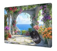 Alfombrilla Ratón Caparazón Mouse Pad Mar Alfombrilla Escritorio, 40x30x0.3cm Tapete Rato, con Base de Goma Antideslizante, Mejora la precisión Velocidad Pequeña Mousepad Portátil para Gaming H0-269