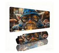 Alfombrilla Ratón Champiñón Alfombrilla Escritorio 900x400x3mm Elfos Mouse Pad con Base de Goma Antideslizante, Mejora la Precisión y la Velocidad, Sujeción Estable en Superficies, PC, Oficina 0B-543