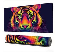Alfombrilla Ratón Ciencia y tecnología Alfombrilla Ratón XXL 700x300x3mm Tigre Mouse Pad Protector Escritorio Desk Mat Base de Goma Antideslizante para Jugadores, PC, Material Oficina, Model342