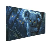 Alfombrilla Ratón Coala Mouse Pad Animal Alfombrilla Ratón XXL 600x300x3mm, Tamaño Grande, Bordes Cosidos, Impermeable, Base de Goma Antideslizante, Mejora la Precisión y la Velocidad, Gaming D-546