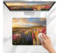 Alfombrilla Ratón color flores frescas, Alfombrilla Gaming Pequeña 40 x 30 cm, Mousepad Delgado, Superficie Ultra-Suave, Bordes Anti-Deshilachado, Base de Goma Antideslizante, para Oficina, Home j0j-1