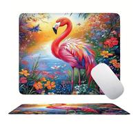 Alfombrilla Ratón Color Grulla Corona roja, Mouse Pad Pequeña Estampada de Alta Definición, con Bordes Cosidos, Base de Goma Antideslizante, 3 mm Ultra Delgado Alfombrilla Ratón 250x200x3mm s0z-305