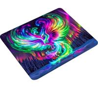 Alfombrilla Ratón Color Impermeable Alfombrilla Gaming 200x180mm HXZH-0441 | Mouse Pad Phoenix Borde cosido Base de Caucho Mejora la Precisión y la Velocidad para Gaming Office Regalo Hombre