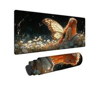 Alfombrilla Ratón Color Mouse Pad Chica áNgel 800 x 300 x 3MM, Alfombrilla Ratón Lavable, Mousepad con Base de Goma Antideslizante Bordes Cosidos, Mouse Pad para Gamers Oficina, Regalos -TL61UM