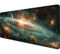 Alfombrilla Ratón Color Mouse Pad XXL 900x300x3mm, Gaming Mousepad Universo, Impermeable Antideslizante Mouse Pad, Mejora la Precisión y la Velocidad Protector Escritorio, Accesorios Gaming I-8829
