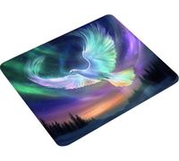 Alfombrilla Ratón Color Protector Escritorio 200x180mm HXZH-0496 | Mouse Pad Phoenix Antideslizante Base de Gom para Tapete Escritorio Ordenador Portatil Desk Decoración Regalo Hombre