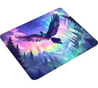 Alfombrilla Ratón Color Protector Escritorio 250x200mm HXZH-0857 | Mouse Pad Phoenix Antideslizante Base de Gom para Tapete Escritorio Ordenador Portatil Desk Decoración Regalo Hombre