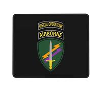 Alfombrilla Ratón, Comando De Asuntos Civiles Y Operaciones del Ejército De Los Estados Unidos Mouse Mat Ergonómico Alfombrilla De Ratón para Juegos Bordes Cosidos Alfombrilla Gaming 25X30Cm