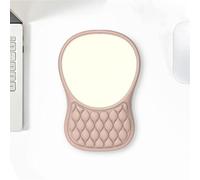 Alfombrilla Ratón con Reposamuñecas, Gaming Mouse Pad Ergonómica Apoyo, Espuma Viscoelástica, Tacto Agradable & Impermeable, Alfombra Raton Cojín, Base de Goma no Deslizante(Deep Pink,2pcs)