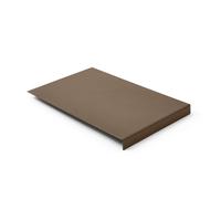 Alfombrilla Ratón Cuero Gris Paloma - Protector de Bordes y Antideslizante