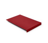 Alfombrilla Ratón Cuero Rojo Ferrari - Protector de Bordes y Antideslizante