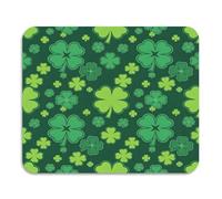 Alfombrilla Ratón Día De San Patricio De Clover Impermeable Alfombrilla Gaming Antideslizante Gaming Tapete para Mac Accesorio Portátil 10X12In
