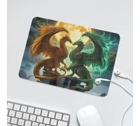 Alfombrilla Ratón Dragón Animal Antiguo De Japón Resistente Alfombrilla Escritorio Impermeable Protector De Escritorio para Hogar Gaming Juegos 10X12In