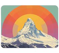 Alfombrilla Ratón Estilo japonés Alfombrilla Ratón 290x240x3mm, Montaña Mouse Pad Protector Escritorio Superficie Lisa y Base de Goma Antideslizante Precisión Velocidad para Jugadores, PC, Model189