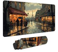 Alfombrilla Ratón Francia Alfombrilla Escritorio,2025 Nuevo Mouse Pad XXL 1200x600 mm Mousepad Antideslizante e Impermeable,Tapete Escritorio,Desk Mat para Gaming Jugadores,PC,Oficina,(París)-dd748