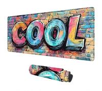 Alfombrilla Ratón Fresco Mouse Pad XXL 1200x600 mm Pintada Impermeable Mousepad Alfombrilla Gaming Tapete Escritorio de Goma Antideslizante Desk Mat con Bordes Cosidos para Gaming Regalo Hombre I-92