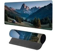 Alfombrilla Ratón Gaming 1000x500x3mm Campo, Alfombrilla Escritorio XXL MontañA Nevada, Protector Escritorio con Base de Goma Antideslizante, Mouse Pad con Bordes Cosidos, Desk Mat para Oficina 3-8060