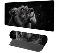 Alfombrilla Ratón Gaming 1000x500x3mm LeóN, Alfombrilla Escritorio XXL Animal, Protector Escritorio con Base de Goma Antideslizante, Mouse Pad con Bordes Cosidos, Desk Mat para Gamer Oficina PC 5-4512