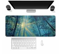 Alfombrilla Ratón Gaming 700x300x3mm Soñador, Alfombrilla Escritorio | Alfombrilla de Ratón Antideslizante Bosque, Bordes Cosidos de Precisión, Mousepad XXL para Oficina,Estudio,Juegos